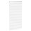 Berkfield Zebra Blind White 90x150 cm Fabric Width 85.9 cm Polyester 3