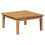 Berkfield Garden Bench and Table Set 2 pcs Grey and Brown Solid Teak wood 6