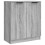 Berkfield Sideboard Grey Sonoma 60x30x70 cm Engineered Wood 2