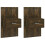 Berkfield Wall-mounted Bedside Cabinets 2 pcs Smoked Oak 2