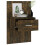 Berkfield Wall-mounted Bedside Cabinets 2 pcs Smoked Oak 8