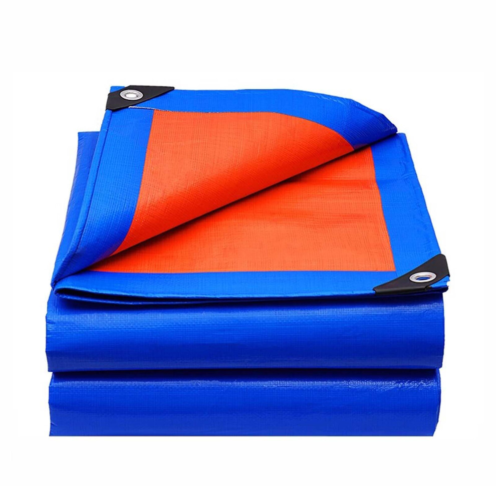 Heavy Duty Tarp 6X5 Ft Waterproof Poly Tarp With Uv Protection, Reinforced Corners And Rustproof Grommets 9351714838818