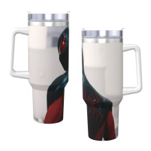 Pahar izolat în vid SpiderMan, din oțel inoxidabil H2.0, 40 oz, cu capac