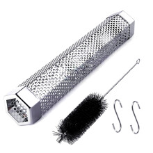 Pellet Smoker Tube 12" Stainless Steel for Cold/Hot Smoking Portable