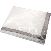 Clear Waterproof Tarp Heavy Duty Transparent Plastic Tarpaulin with Reinforced Grommets for Patio Garden