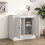 Berkfield Sideboard White 70x35.5x67.5 cm Engineered Wood 3