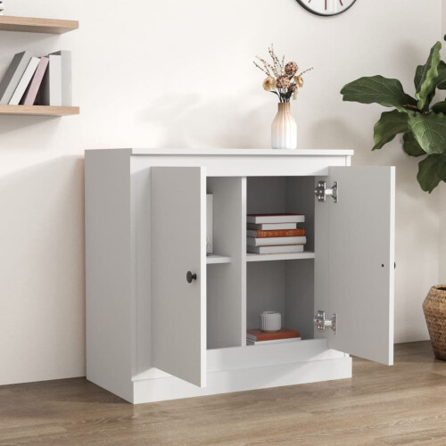 Berkfield Sideboard White 70x35.5x67.5 cm Engineered Wood 2