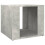 Berkfield Bedside Table Concrete Grey 41x40x36 cm Engineered Wood 2
