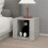 Berkfield Bedside Table Concrete Grey 41x40x36 cm Engineered Wood 3