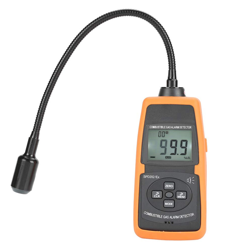 Digital Combustible Gas Leak Detector Spd202/Ex With Fast Leak Detection And Dual Alarm System 9351714839006