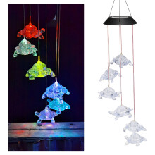 Dodocool Solar Turtle Wind Chimes Färgladdande LED-solcellslampor