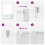 Berkfield Shower Roller Blind 100x240 cm Fabric Width 96 cm 7