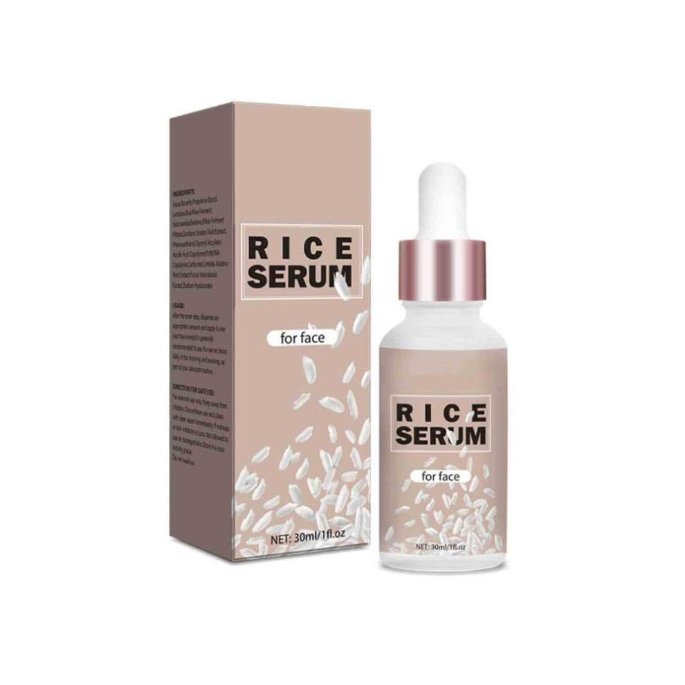 3PCS Exfoliating Essence with Rice Plant Extract for Smooth Hydrated Radiant Skin Care