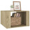 Berkfield Bedside Table Sonoma Oak 57x55x36 cm Engineered Wood 4