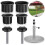Harupink plastic patio umbrella base 3.53 gal 1