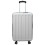 Berkfield Suitcase Folding with Lock Silver 43 x 27 x 66 cm ABS Plastic 3