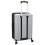 Berkfield Suitcase Folding with Lock Silver 43 x 27 x 66 cm ABS Plastic 5