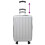 Berkfield Suitcase Folding with Lock Silver 43 x 27 x 66 cm ABS Plastic 11