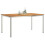 Berkfield DiningTable Brown 150 x 90 x 75 cm Solid Acacia Wood 3