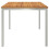 Berkfield DiningTable Brown 150 x 90 x 75 cm Solid Acacia Wood 6
