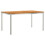 Berkfield DiningTable Brown 150 x 90 x 75 cm Solid Teak Wood 2
