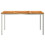 Berkfield DiningTable Brown 150 x 90 x 75 cm Solid Teak Wood 5