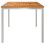 Berkfield DiningTable Brown 150 x 90 x 75 cm Solid Teak Wood 6