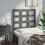 Berkfield Bed Headboard Grey 80.5x4x100 cm Solid Wood Pine 4