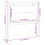 Berkfield Bed Headboard Grey 95.5x4x100 cm Solid Pine Wood 6