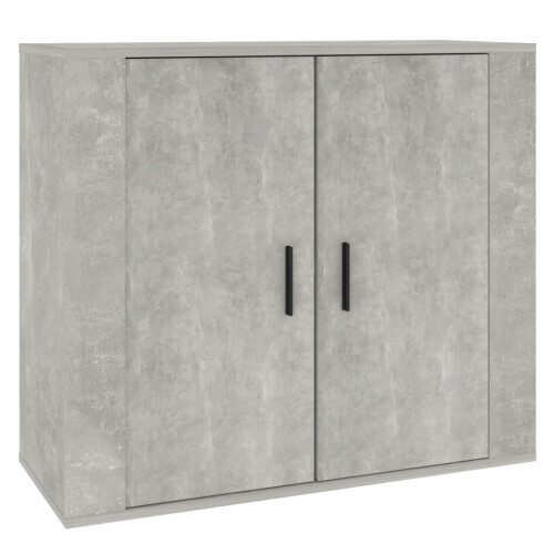 Berkfield Sideboard Concrete Grey 80x33x70 cm Engineered Wood 1