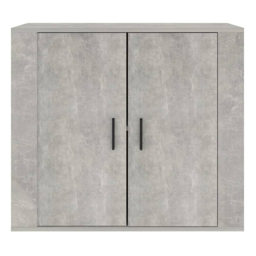 Berkfield Sideboard Concrete Grey 80x33x70 cm Engineered Wood 2