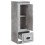 Berkfield Highboard Concrete Grey 36x35.5x103.5 cm Engineered Wood 7