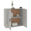 Berkfield Sideboard Concrete Grey 80x33x70 cm Engineered Wood 6