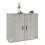 Berkfield Sideboard Concrete Grey 80x33x70 cm Engineered Wood 7