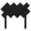 Berkfield Bed Headboard Black 92x3x81 cm Solid Wood Pine 4