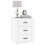 Berkfield Bedside Cabinet White 50x36x60 cm Engineered Wood 4