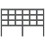 Berkfield Bed Headboard Grey 156x4x100 cm Solid Wood Pine 3
