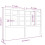 Berkfield Bed Headboard Grey 156x4x100 cm Solid Wood Pine 6
