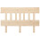 Berkfield Bed Headboard 203.5x3x81 cm Solid Wood Pine 3