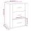 Berkfield Bedside Cabinet White 50x36x60 cm Engineered Wood 10