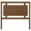 Berkfield Bed Headboard Honey Brown 105.5x4x100 cm Solid Pine Wood 4