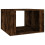 Berkfield Bedside Table Smoked Oak 57x55x36 cm Engineered Wood 2