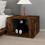 Berkfield Bedside Table Smoked Oak 57x55x36 cm Engineered Wood 3