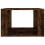 Berkfield Bedside Table Smoked Oak 57x55x36 cm Engineered Wood 5