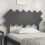 Berkfield Bed Headboard Grey 122.5x3x80.5 cm Solid Wood Pine 3