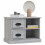 Berkfield Bedside Cabinet Grey Sonoma 60x35.5x45 cm 4