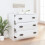 Berkfield Sideboard High Gloss White 70x35.5x67.5 cm Engineered Wood 6