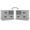 Berkfield Bedside Cabinet Concrete Grey 60x39x45 cm 9