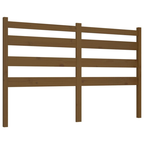 Berkfield Bed Headboard Honey Brown 186x4x100 cm Solid Wood Pine 1