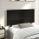 Berkfield Bed Headboard Black 124x6x82.5 cm Solid Wood Pine 4